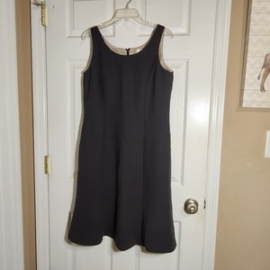 Emma James Grey Dress Lined Size 10 Classic‎ Blazer Dress